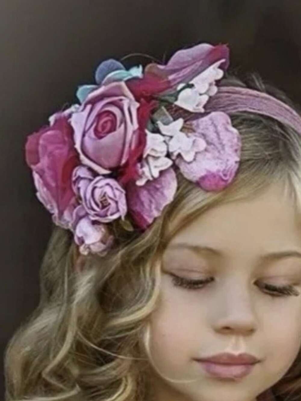 Dollcake Waiting On Wild Flowers Rose Headband